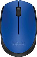 Мышь Logitech M171 синий/черный оптическая (1000dpi) беспроводная USB для ноутбука (2but) | код 1882441 | Logitech
