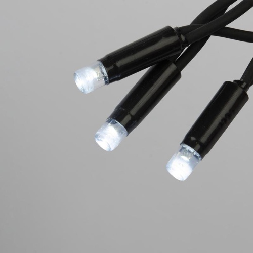 Гирлянда светодиодная ULD-F90PRO S10M-100/SBK WH 10м без вилки статическое свечение соединяемая 100 светодиодов бел. свет (4000К) IP67 провод черн. Uniel UL-00013209 фото 5