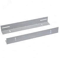 Направляющие для поддержки оборудования в шкафы глубиной 1000мм, усиленные до 100кг (пара), серый RAL 7035 | код NTSS-YP-H-1000 | NTSS