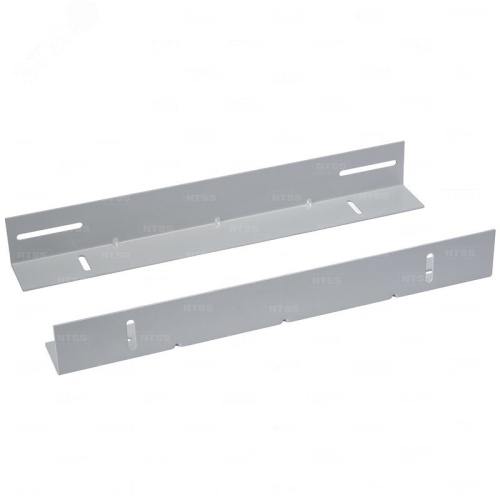 Направляющие для поддержки оборудования в шкафы глубиной 1000мм, усиленные до 100кг (пара), серый RAL 7035 | код NTSS-YP-H-1000 | NTSS