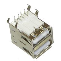 Разъём USB SZC USBA-2J (SZC), 2 гнезда | код 61906 | SZC