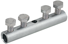 Заж. соед. прямой пр.-пр. 6-10мм оц. сталь IEK | код ZCC86-11-1-16 | IEK