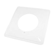 Одноместная защитная рамка для выключателей или розеток для защиты обоев 130х130 мм, прозрачная TDM | код SQ1822-0001 | TDM