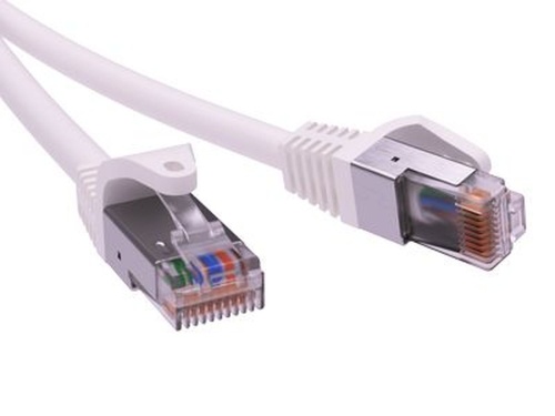 Патч-корд экранированный CAT6A SF/UTP 4х2 LSZH желтый 0.5м | код RN6ASF4505YL | DKC