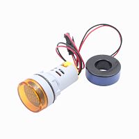 Индикатор значения тока и напряжения AD-22 (LED) d22мм желтый IP54 HLT | код 085-06-261| HLT