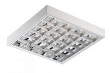 Светильник TL418-1 EL EM без ламп IP20 I класс УХЛ4 Зеркальный -1 накладной, 620х620, зеркальный растр, ЭПРА (класс энергосбережения EEI=A2) Helvar, Philips, Osram и т.п., блок аварийного питания | код 10744 | Technolux