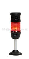 Сигнальная колонна 50 мм, (IP40) красная, 24V AC/DC, стробоскоп FLASH, зуммер, алюм. патрубок 100 мм, IK51F024ZM03 | код IK51F024ZM03 | EMAS