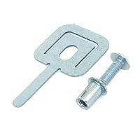 Комплекты для крепления ОКЛ с использованием винта, заклепки и хомута FR ПР-25 (100 шт) Промрукав | код PR08.5203 | ПРОМРУКАВ