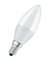 Лампа светодиодная LED Value LVCLB75 10SW/865 свеча матовая E14 230В 10х1 RU | код 4058075579262 | LEDVANCE