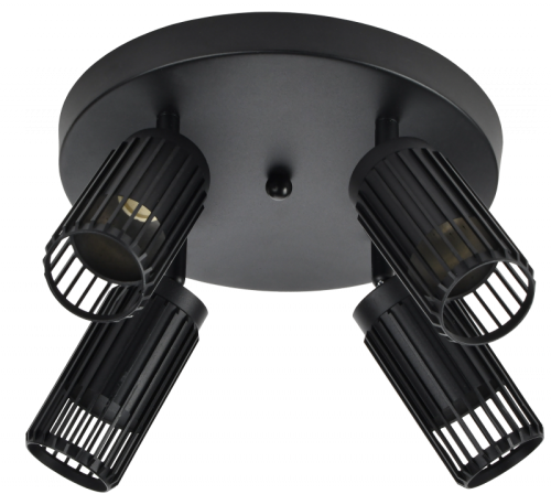 Светильник 4209 потолочный 4хGU10 черный IEK | код LT-UPB0-4209-GU10-4-K02 | IEK Светильник 4209 потолочный 4хGU10 черный IEK | код LT-UPB0-4209-GU10-4-K02 | IEK