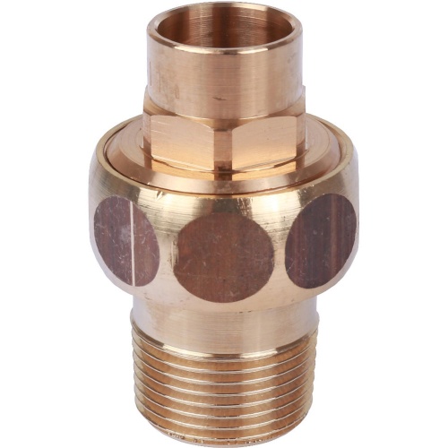 Сгон самоуплотняющийся бронза пайка 18 х 3/4' НР, модель 4341g (143411834) | код RG008TBBU4LE7G | Sanha