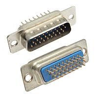 Разъём D-SUB RUICHI DHB-26M, 26 контактов | код 58043 | Ruichi