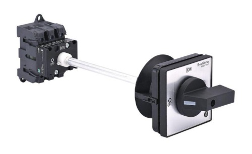 ВЫКЛЮЧАТЕЛЬ-РАЗЪЕДИНИТЕЛЬ 3P 25A С ЧЁРНОЙ ВЫНОСНОЙ РУКОЯТКОЙ НА ДИН-РЕЙКЕ/ПЛАТЕ | код MSD25340B | Systeme Electric