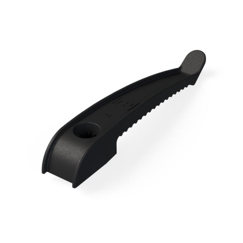 Держатель кабеля односторонний для прямого монтажа черный | код PR13.0381 | Промрукав