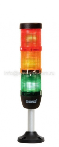 Сигнальная колонна 50 мм, красная, зеленая,жёлтая, 220В | код IK53F220XM03 | EMAS Сигнальная колонна 50 мм, красная, зеленая,жёлтая, 220В | код IK53F220XM03 | EMAS