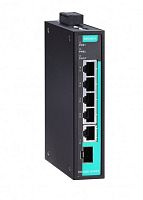 Коммутатор EDS-G205-1GTXSFP Unmanaged full Gigabit Ethernet switch with 4 10/100/1000BaseT(X) ports and 1 combo 10/100/1000BaseT(X) or 100/1000BaseSFP | код 00-06100387 | MOXA