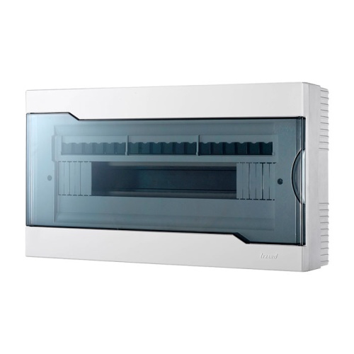 Бокс с прозрачной крышкой ЩРН-П-18 для наруж. уст. 18-и модульных устройств | код 730-2000-018 NEW| Lezard