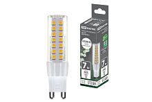 Лампа светодиодная G9-7 Вт-230 В-6500 К, SMD, 17,5x65,5 мм TDM | код SQ0340-0227 | TDM