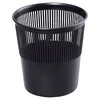 Корзина для бумаг BRAUBERG сетчатая, 9 л, черная, 237001 | код 237001 | BRAUBERG
