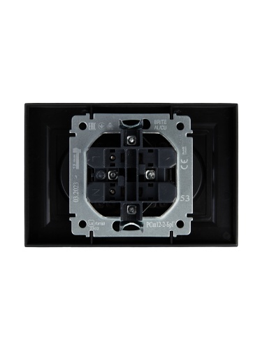 BRITE Роз. 2-я без з/к с з/ш 10А в сб. РСш12-2-БрГ граф. IEK | код BR-R23-10-K53-F | IEK фото 3