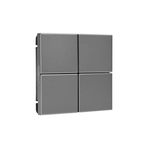 Выключатель сценарный 4-кл. ArtGallery (сх. 1) сталь SE GAL000974 фото 4