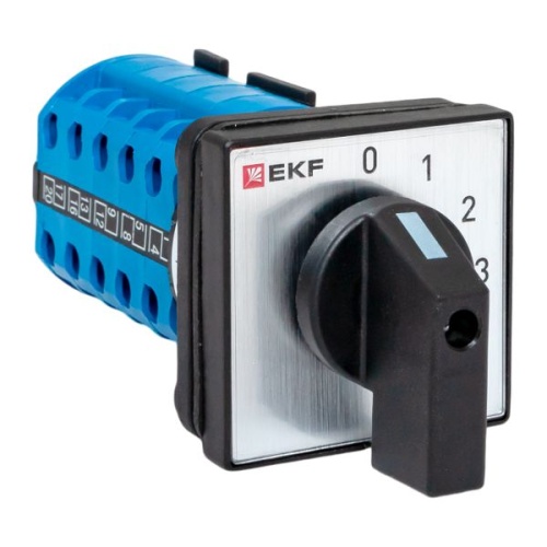 Переключатель кулачковый ПК-1-103 10А 3P «0-1-2-3» IP65 EKF | код pk-1-103-10-65 | EKF