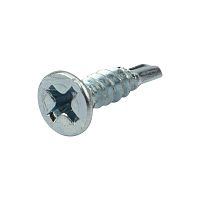 Саморез оконный KRANZ сверло, 3.9х16, белый цинк, упаковка поставщика ( 20 000 шт. ) | код 1504-3916-1 | KRANZ