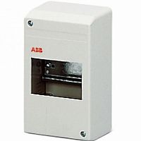 Распределительный шкаф, 4 мод., IP40, навесной, термопласт |  код. 1SL2404A00 |  ABB