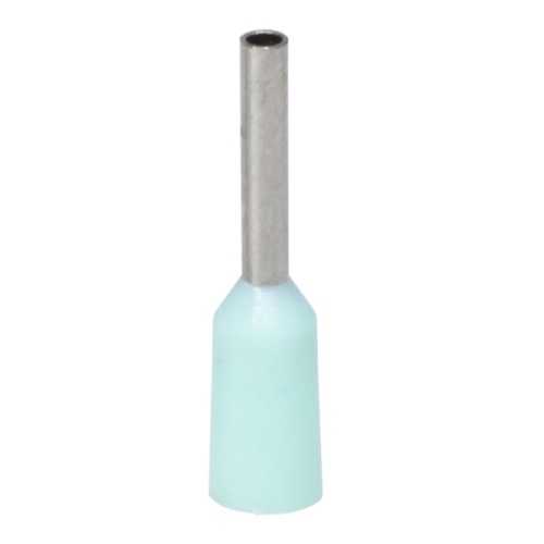 Наконечник-гильза с изолированным фланцем для жилы сечением 0,34кв.мм, длина контактной части 6мм, бирюзовый (НШВИ 0.34-06) | код IF0.34-06TQ | DKC