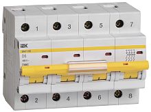 Автоматический выключатель ВА47-100 4P 6А 10кА D | код MVA40-4-006-D | IEK 