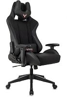 Кресло игровое Zombie VIKING 4 AERO Edition черный ткань/эко.кожа с подголов. крестов. пластик | код 1197917 | ZOMBIE