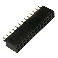 Гнездо для плат 2.54 мм RUICHI PBD 26 (PBD 2x13), 26 контактов | код 63452 | Ruichi