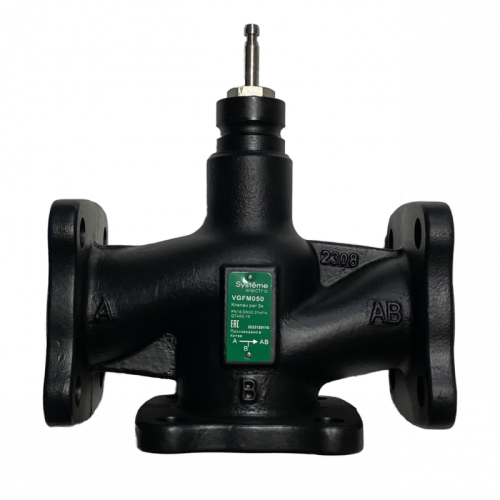 Клапан регулирующий 3-ход разд фланц PN16 DN32 15м?/ч -20…+130°С | код VGFD032 | Systeme Electric
