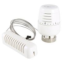 Термоголовка с выносным настенным датчиком, диап. регул-ки 6,5 - 28°C, жидкостная | код. VT.5010.0.0 | VALTEC