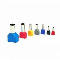 100663 Наконечник штыревой втулочный двойной НШВИ(2) 0.75-8 SILAT (100шт/уп), упак | код 100663 | SILAT