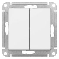 ATLASDESIGN 2-клавишный ВЫКЛЮЧАТЕЛЬ с самовозвратом, 10АХ, механизм, ЛОТОС | код ATN001317 | Systeme Electric