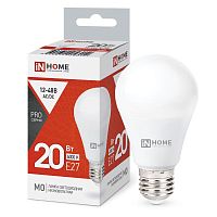 Лампа светодиодная низковольтная LED-MO-PRO 20Вт 12-48В Е27 4000К 1650Лм IN HOME | код 4690612056012 | IN HOME