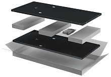 Комплект стенок боковых 1000мм для шкафа 18U LINEA N чер. | код LN05-18UX1-X | ITK