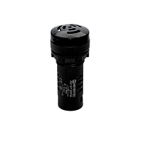 Зуммер без подсветки, 80дБ, черный, 220V AС, IP65, пластик MT22-FM220E | код 137329 | MEYERTEC