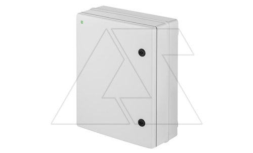 Щит пластиковый SR3, 356x456x162mm, с мет. монтажной платой 287x387x130mm, RAL7035, IK08, IP65 | код 2755-00 | Elektro-plast Nasielsk