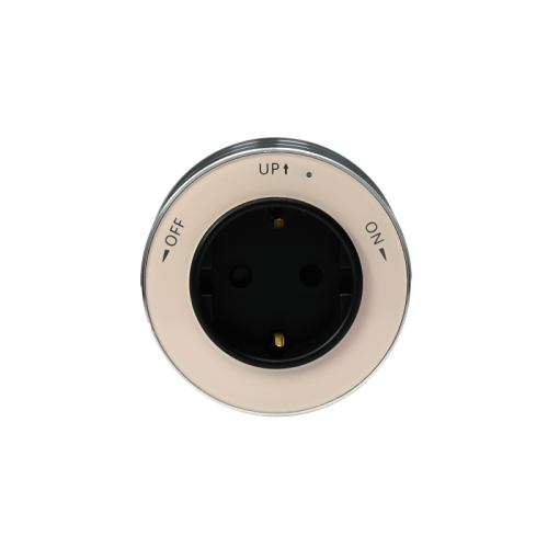 MultiTrack Розетка 2К+З круглая 16А/250В Песочный | код MTK13001P | Systeme Electric