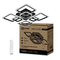 Светильник светодиодный ELEGANT ARIS-B-BG 120Вт 230В 3000-6500К 10500лм 600х600х110мм ПУ черн. | код 4690612043265 | IN HOME