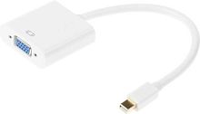 Переходник miniDisplayPort (m) VGA (f) белый | код 569818 | NONAME