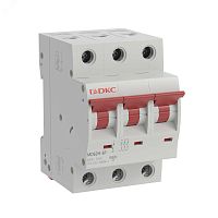 Выключатель автоматический трехполюсный 25А C MD63H-3PC25 10кА | код MD63H-3PC25 | DKC