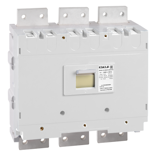 Выключатель автоматический ВА56-43-300010-1600А-690AC-УХЛ3-КЭАЗ | код 293736 | КЭАЗ