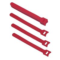 Cabeus CLAMP-150-RD Хомут для кабеля, липучка с мягкой застежкой, 150x14 мм, красный (10 шт.) | код 9355c | Cabeus