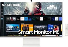 Монитор Samsung 32 M8 LS32CM801UI белый VA LED 16:9 HDMI M/M матовая HAS 400cd 178гр/178гр 3840x2160 60Hz 4K USB 7.2кг | код 1936644 | SAMSUNG