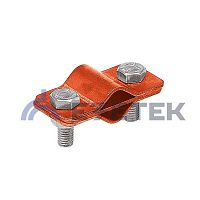 Зажим соединительный пруток — пруток параллельный, медь | код 90552-2 | ЕЗЕТЕК