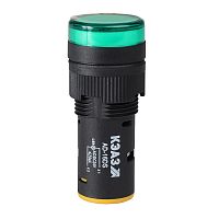Лампа AD16DS(LED) матрица D16мм зеленый 110В AC/DC-КЭАЗ | код 357831 | КЭАЗ