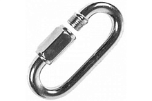 Карабин винтовой 3,5мм оцинкованный | код vintovoi-3,5 | Крепдил